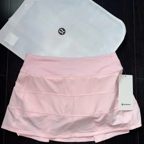 LULULEMON PACE RIVAL MR SKIRT *REGULAR IN STRAWBERRY MILKSHAKE 🍓 SZ 4,6,8 NWT - Picture 3 of 16